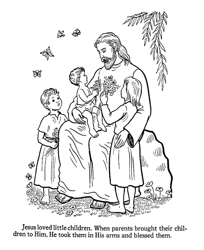 Jesus Coloring Pages Printable