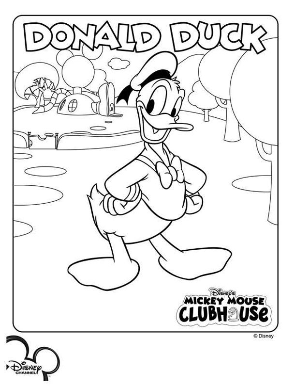 Mickey Mouse Clubhouse Coloring Pages Printable