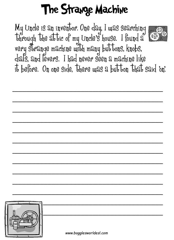 Creative Writing Worksheets For Grade 5 Pdf