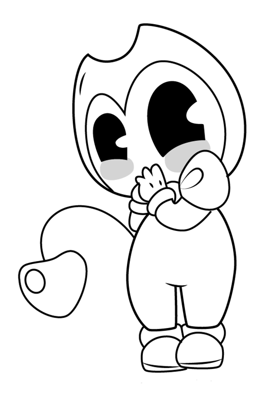 Bendy And The Ink Machine Coloring Pages Alice Angel