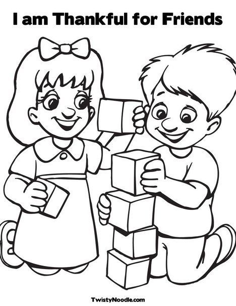Friends Coloring Pages