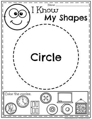 Circle Worksheet For Toddlers