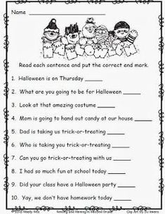 2nd Grade Reading Worksheets Halloween