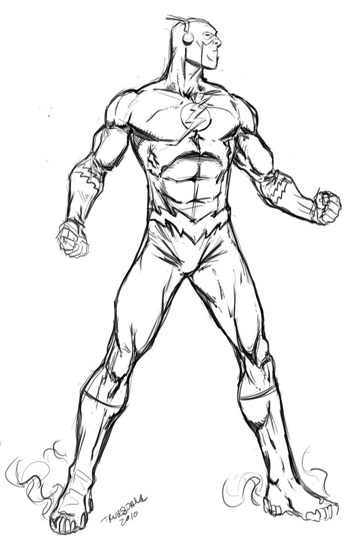 Flash Coloring Pages