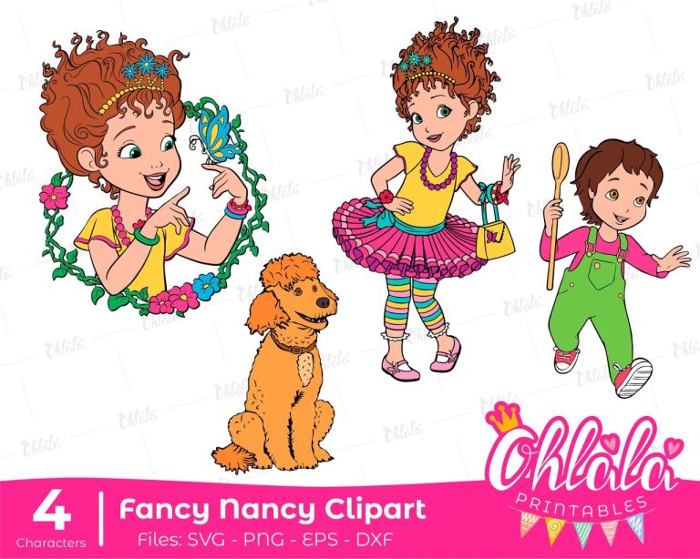 Nancy Clancy Fancy Nancy Coloring Pages