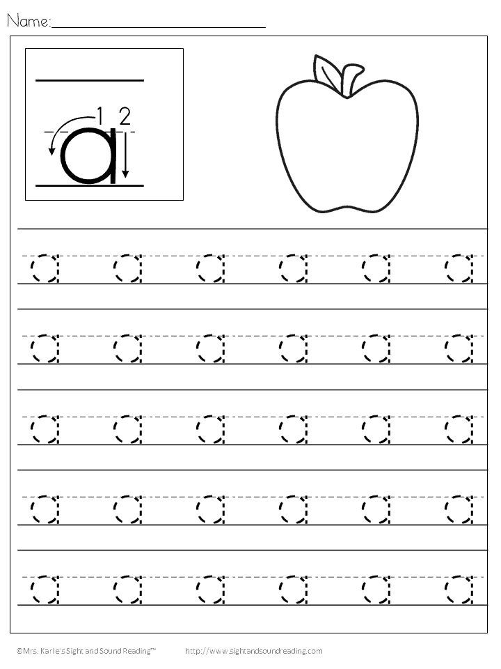 Practice Writing Letters Preschool