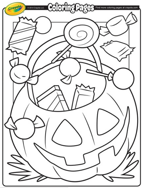 Crayola Coloring Pages Halloween