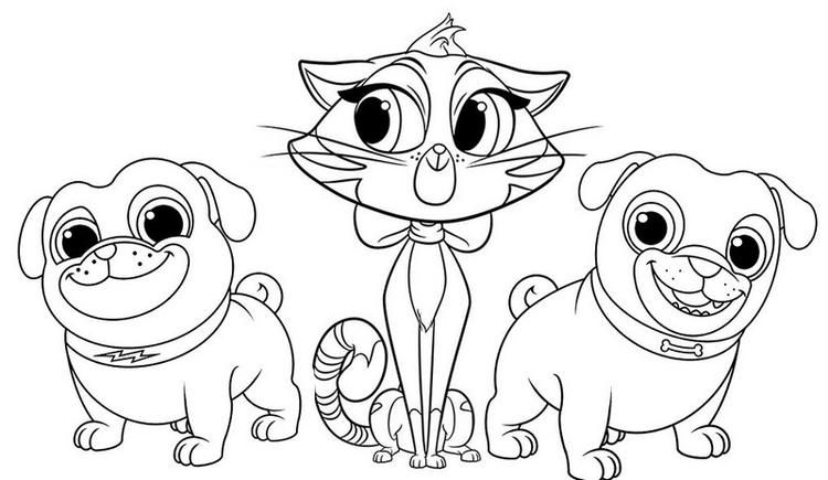 Puppy Dog Pals Coloring Pages Hissy