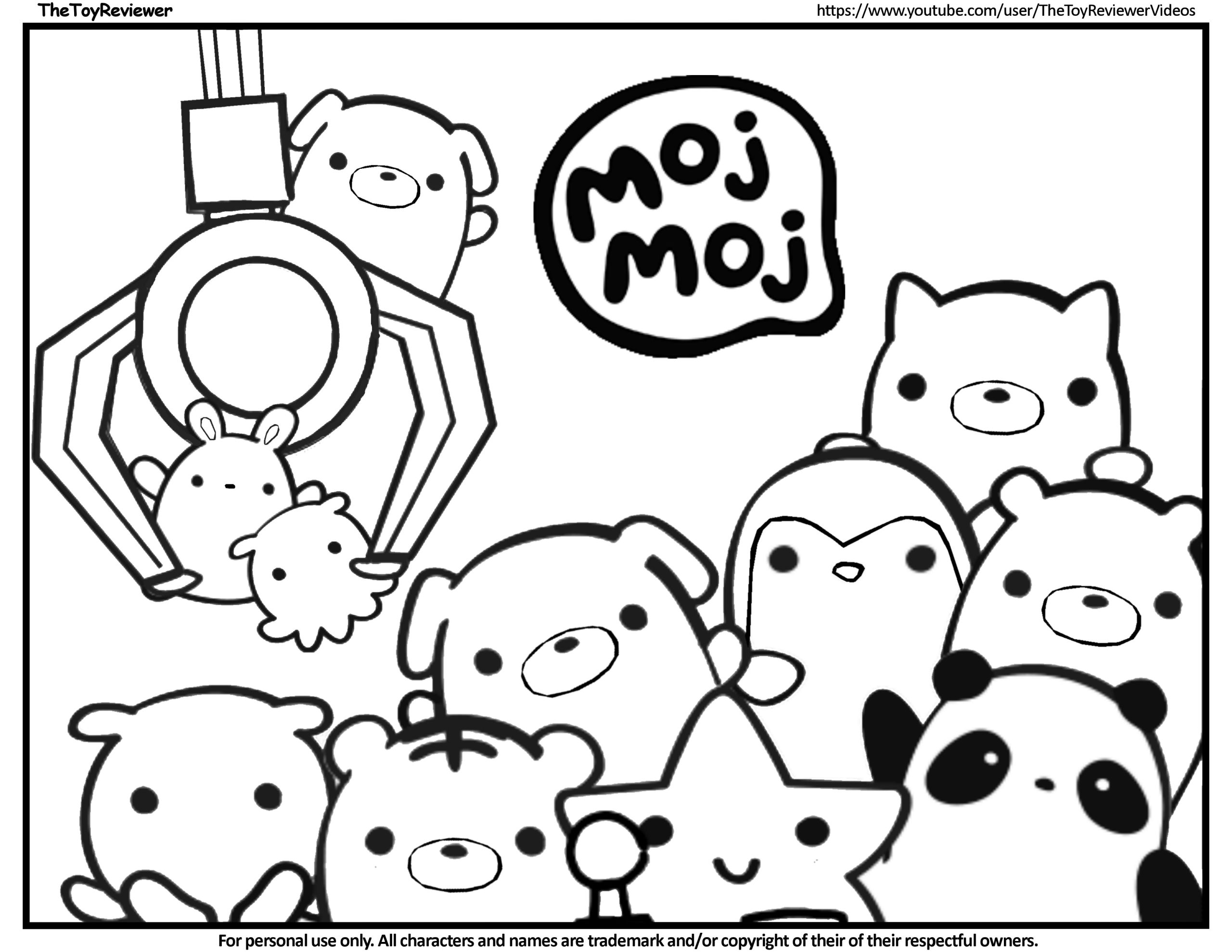 Squishy Coloring Pages
