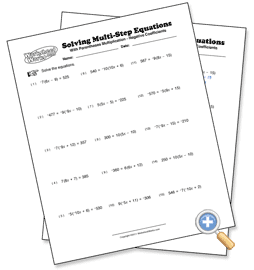 Worksheet Works Solving Multi Step Equations Distributive With Parentheses Answer Key