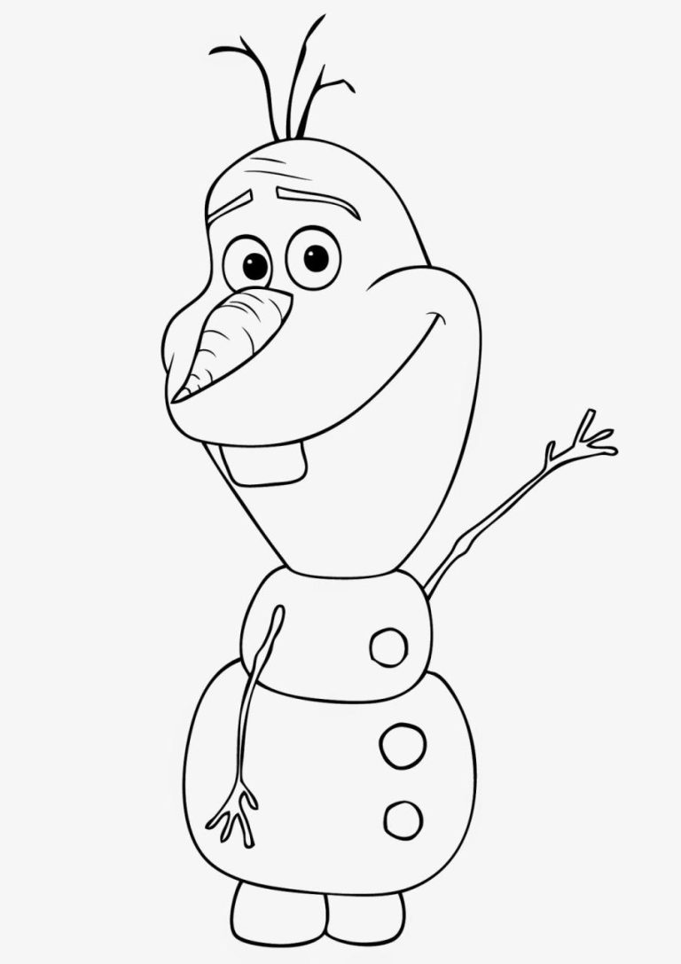 Olaf Coloring Pages Frozen 2