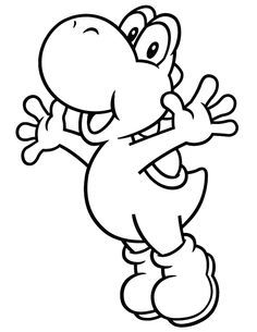 Yoshi Coloring Pages To Print