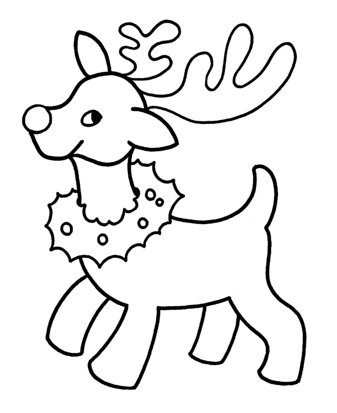 Christmas Coloring Pages Easy