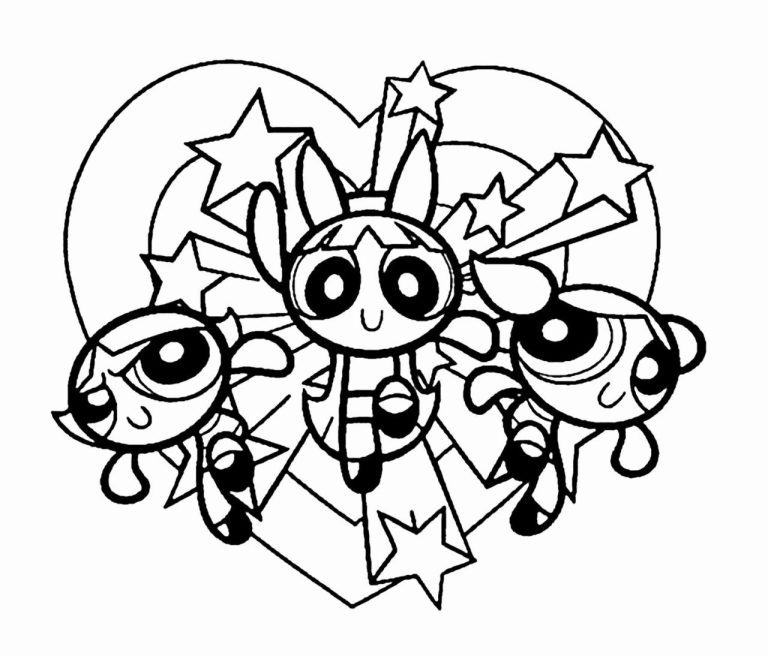 Powerpuff Girls Coloring Pages Printable