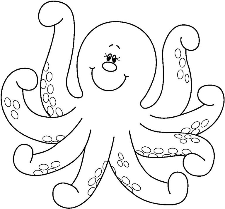 Octopus Coloring Pages For Kids
