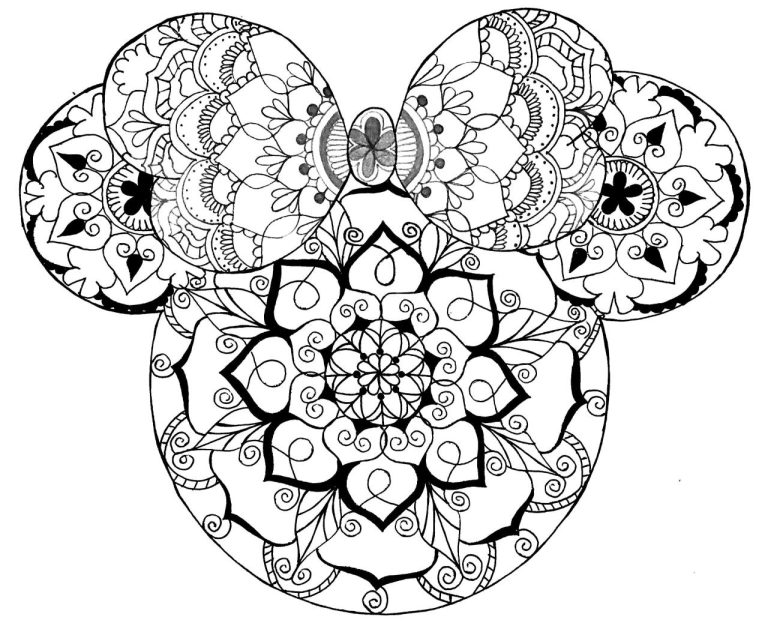 Mouse Coloring Pages Love Mickey Mouse Drawing