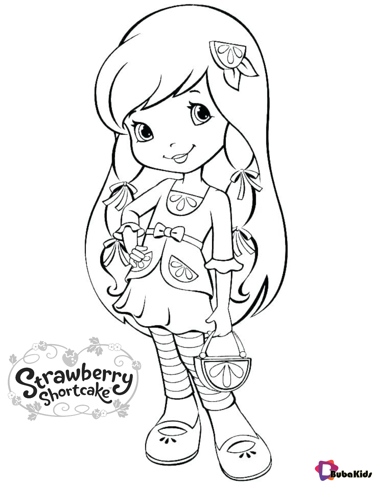Strawberry Shortcake Coloring Pages For Kids