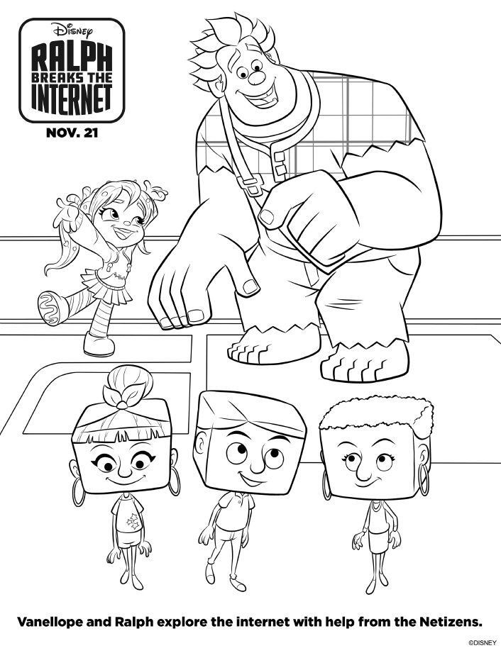 Wreck It Ralph Coloring Pages Free To Print