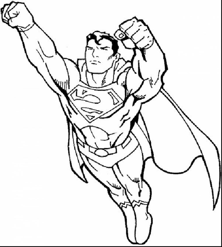 Superman Coloring Pages Pdf