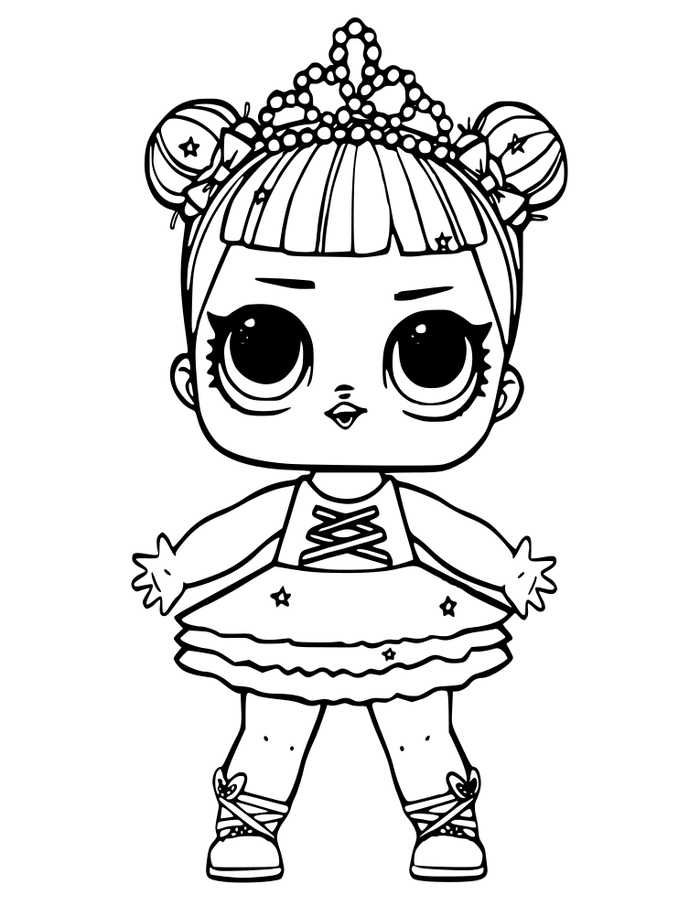 Blank Coloring Pages Lol Dolls