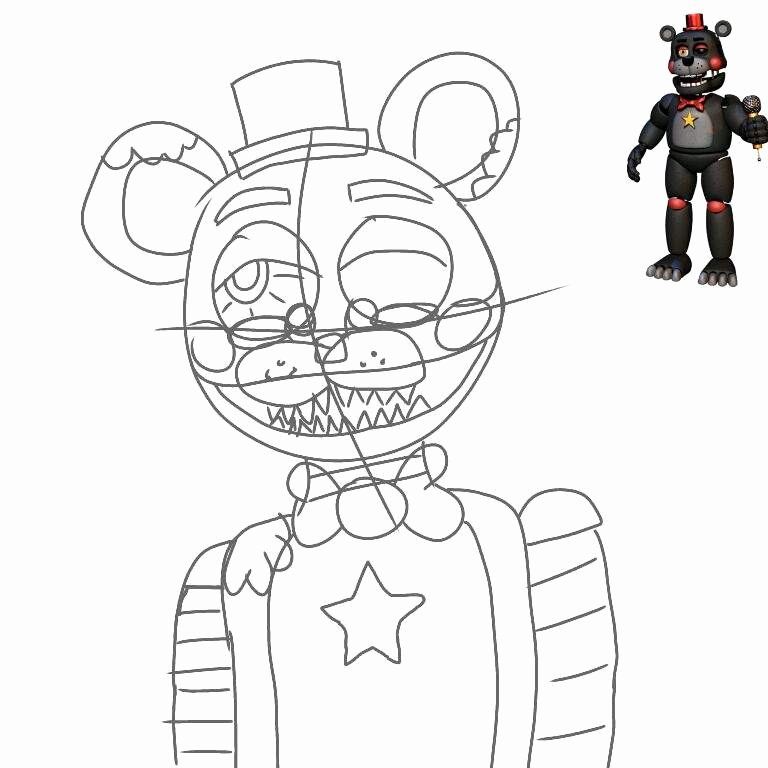 Five Nights At Freddy's Coloring Pages Lefty