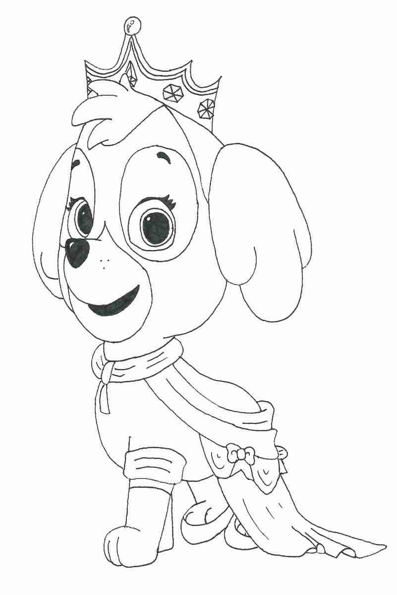 Skye Coloring Pages