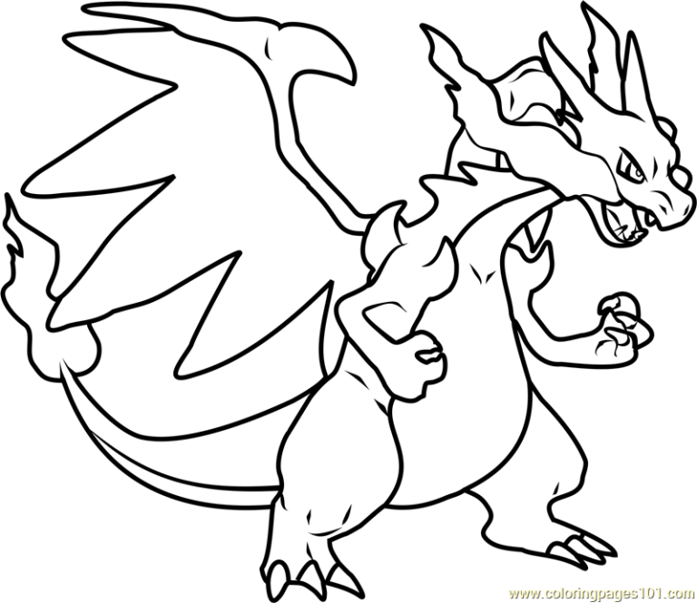 Charizard Coloring Page