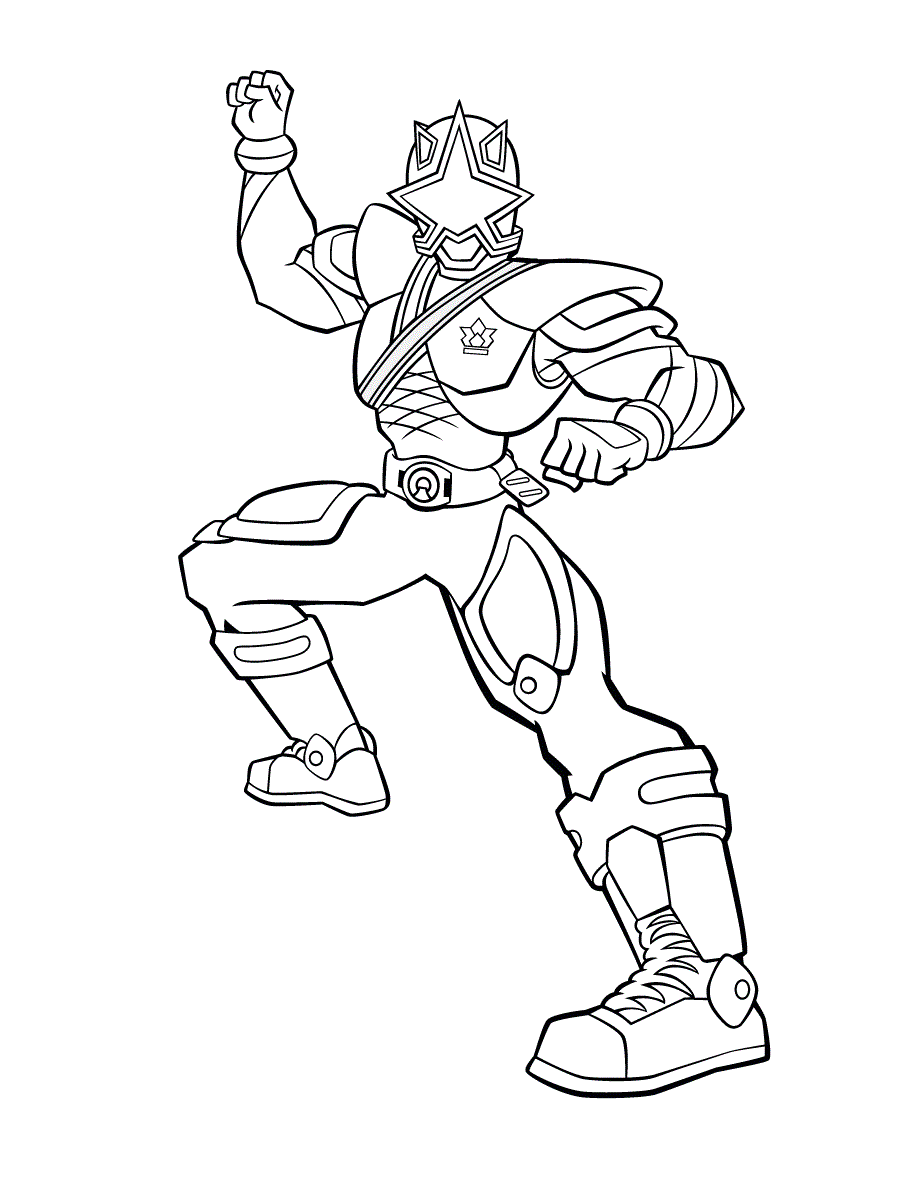 Power Rangers Coloring Pages Gold