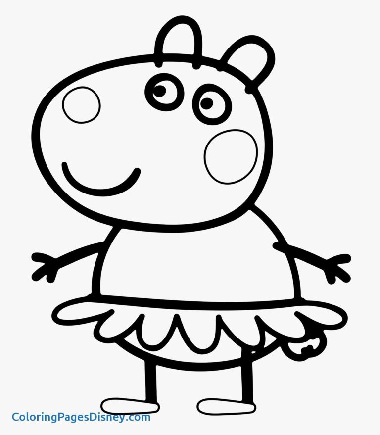 Peppa Pig Coloring Pages Suzy Sheep