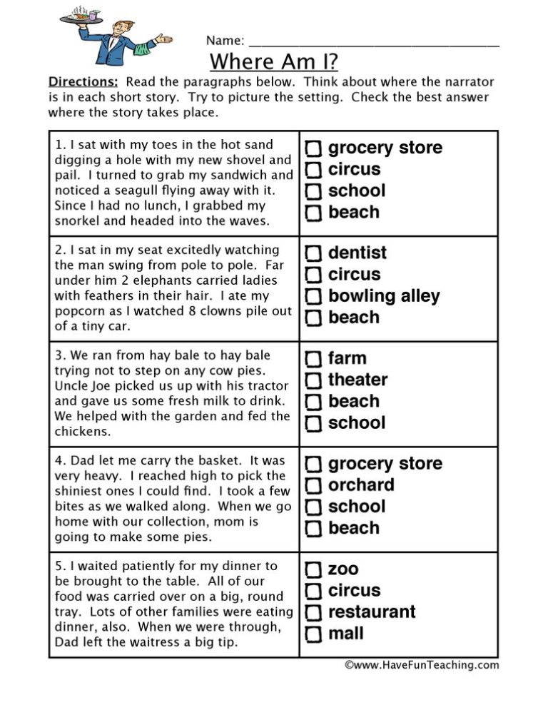 8th Grade Inference Worksheets Pdf