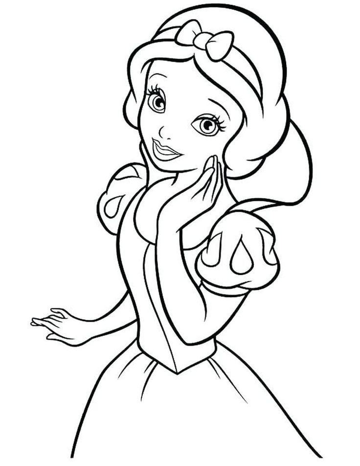Snow White Coloring Pages Printable