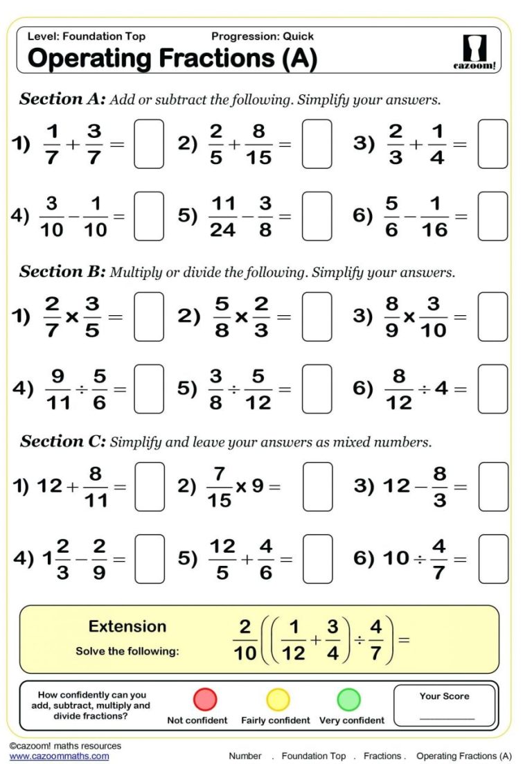 Year 8 Maths Worksheets With Answers