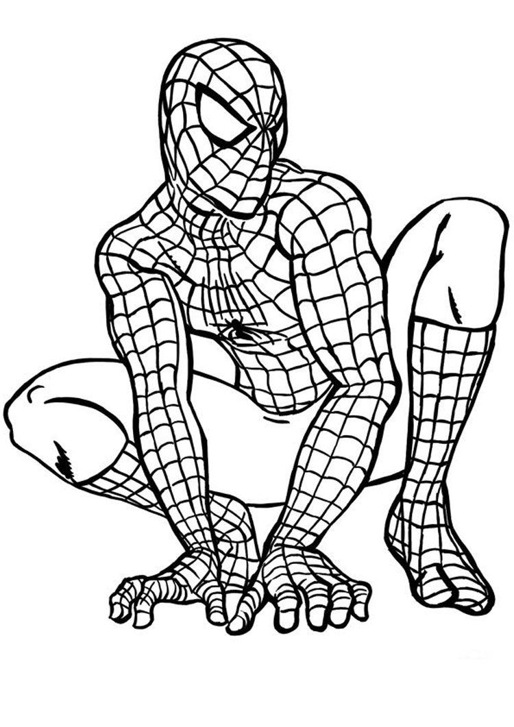Spider Coloring Pages Pdf
