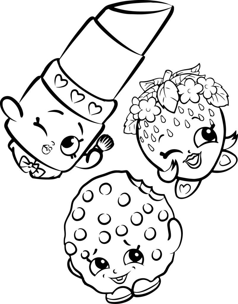 Shopkins Coloring Pages Printable