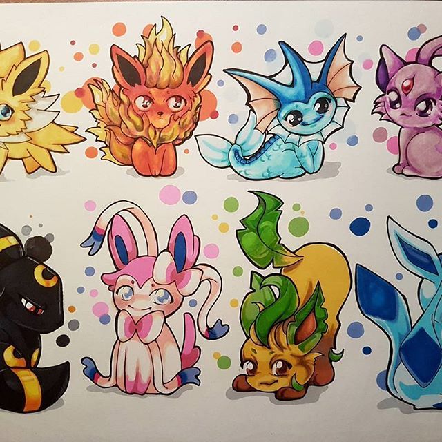 Pokemon Drawing With Colour