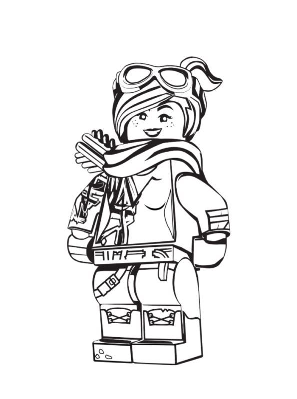 Lucy Lego Movie 2 Coloring Pages
