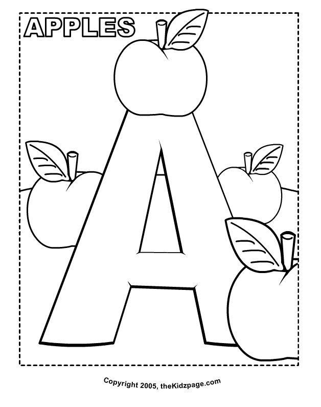 Printable Coloring Sheets For Preschoolers