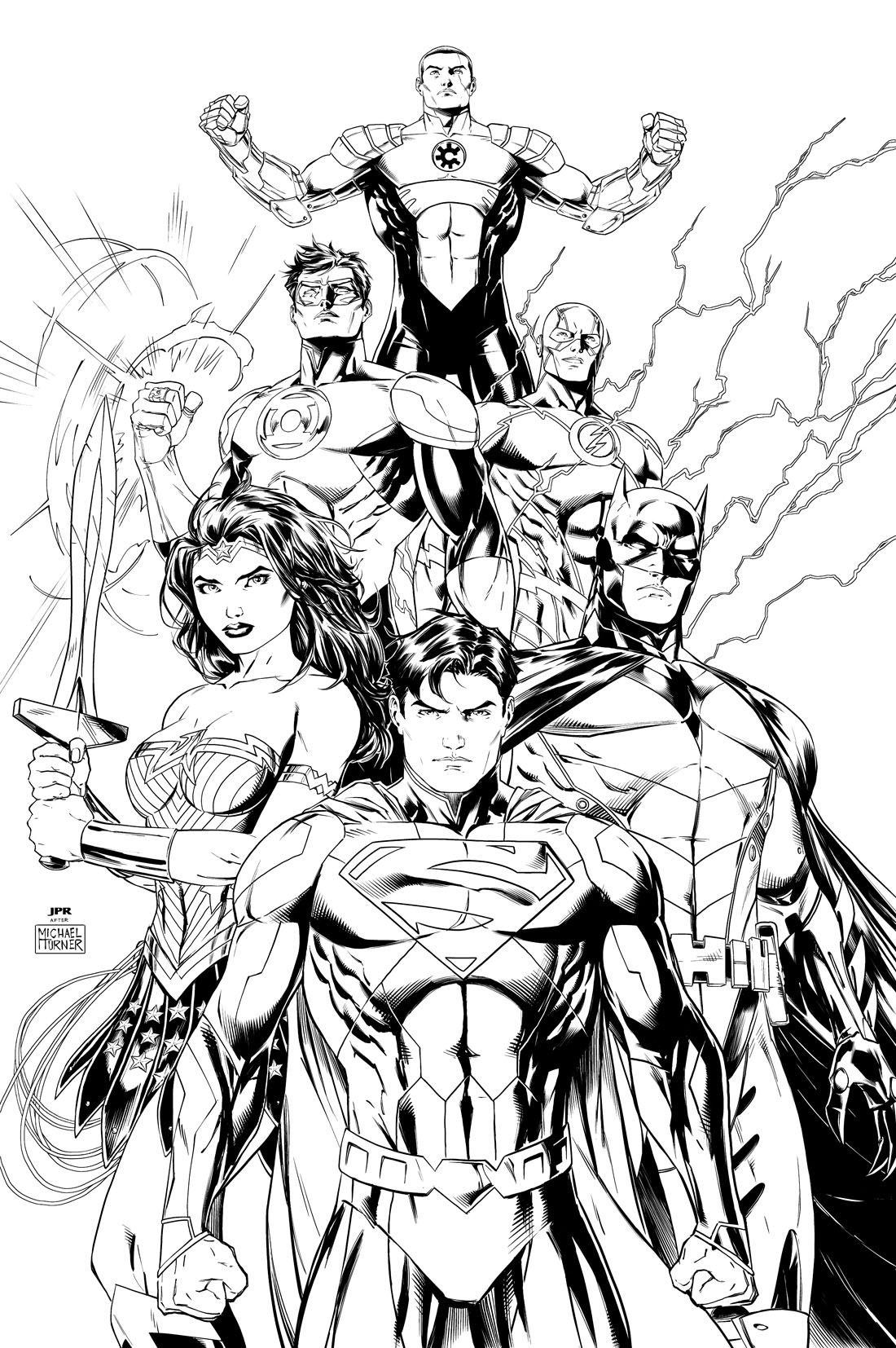 Dc Coloring Pages