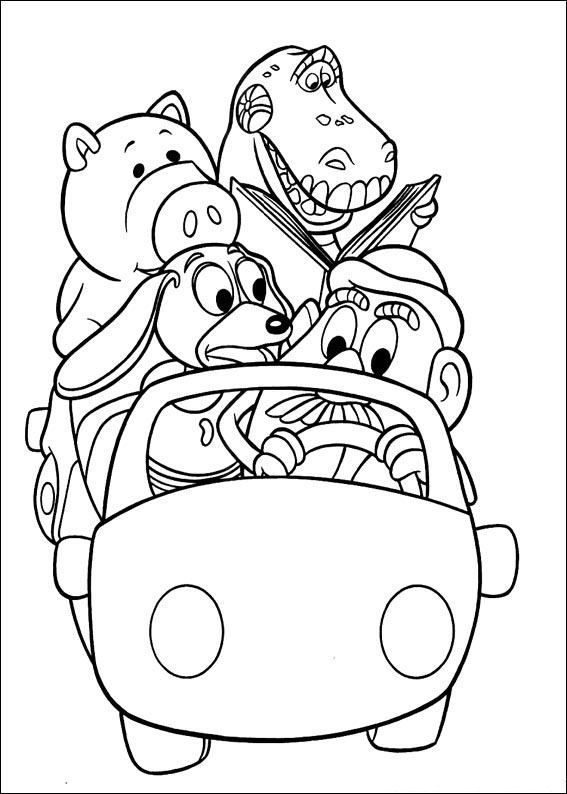 Full Size Toy Story 4 Colouring Pages
