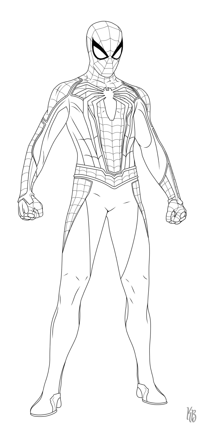 Spiderman Coloring Pages Ps4