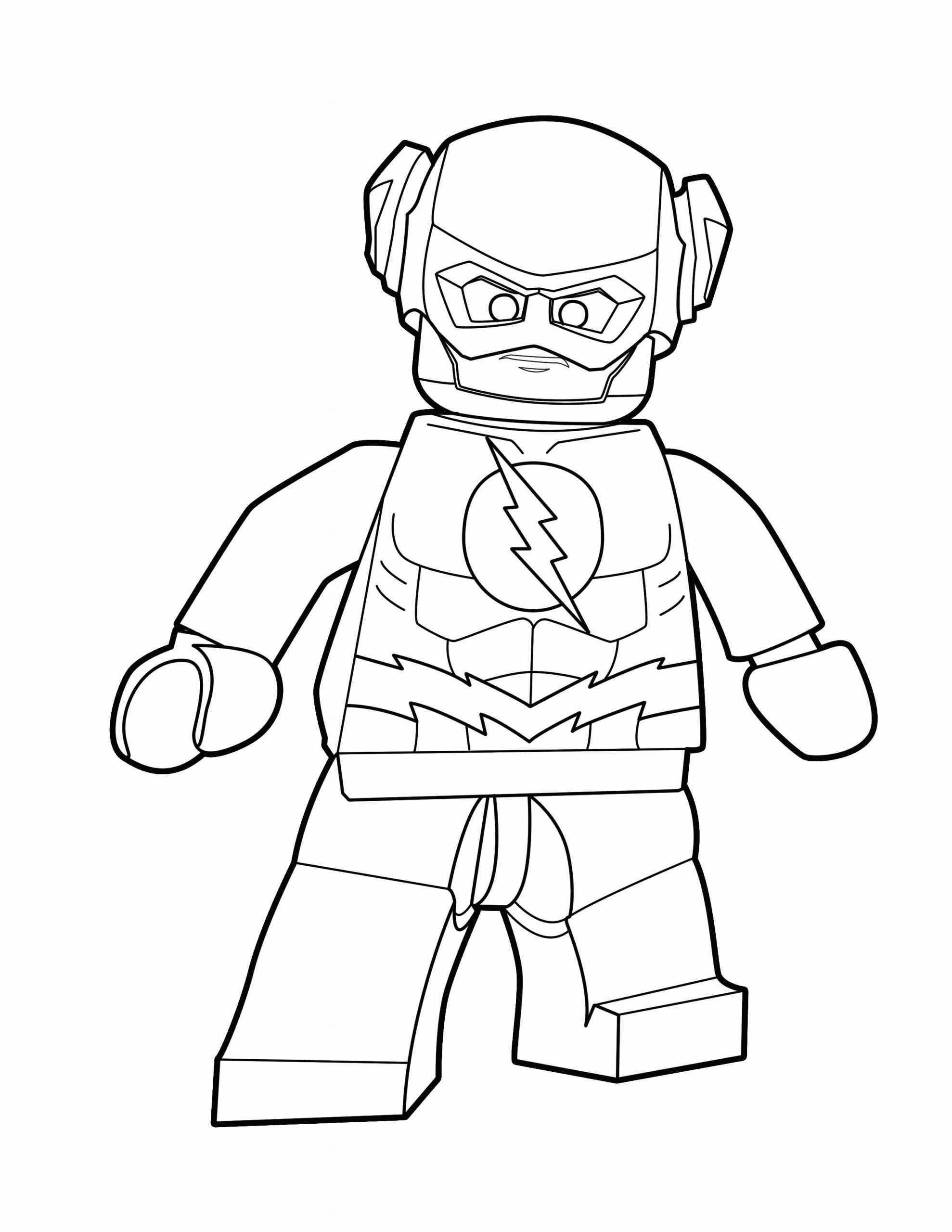 Lego Flash Coloring Pages