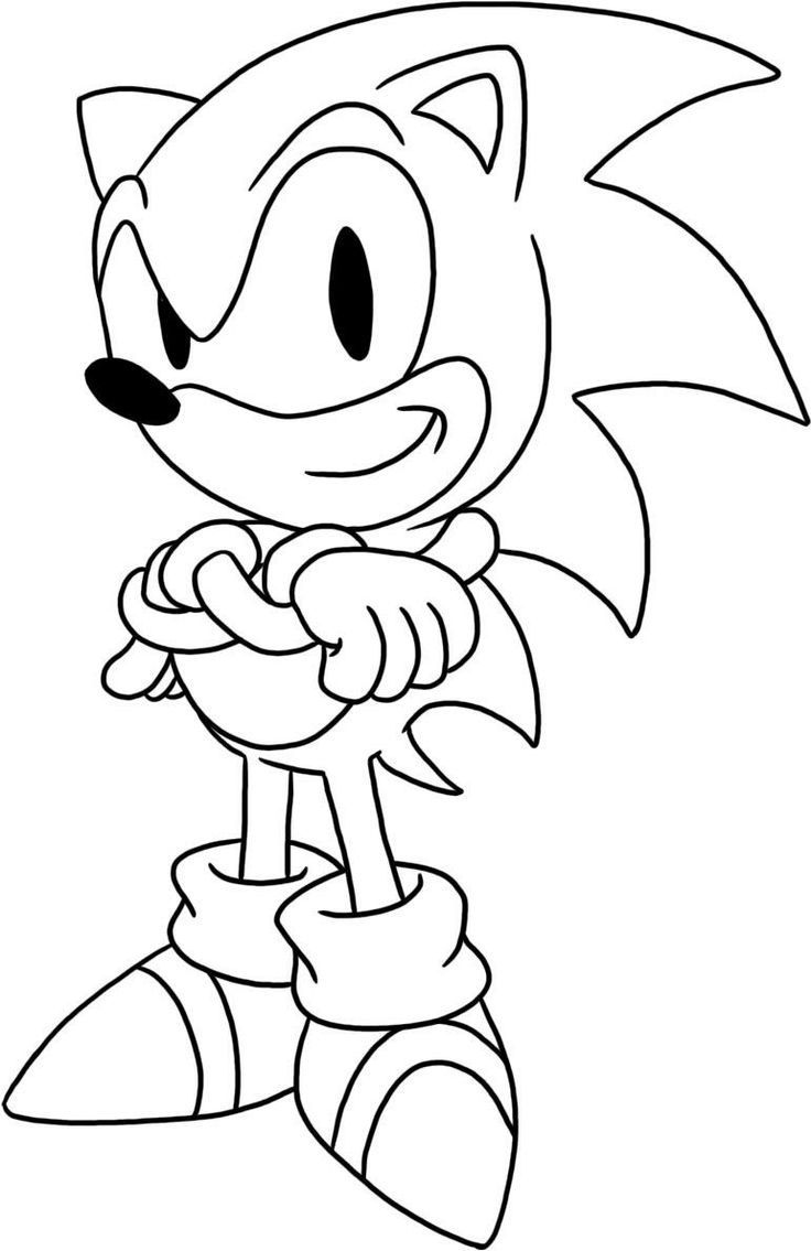 Sonic The Hedgehog Coloring Pages Printable