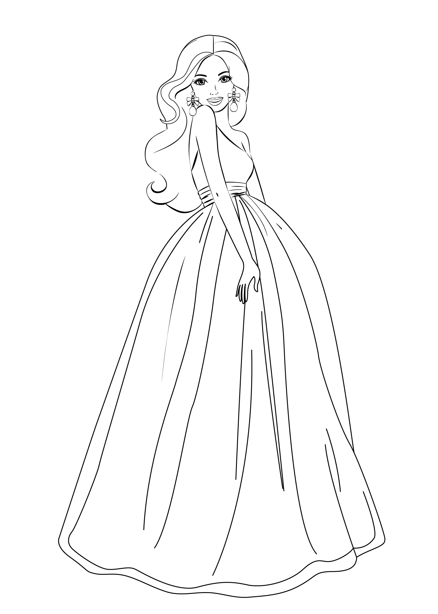 Barbie Printable Coloring Pages