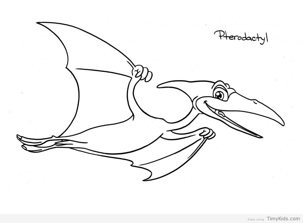 Pterodactyl Coloring Page