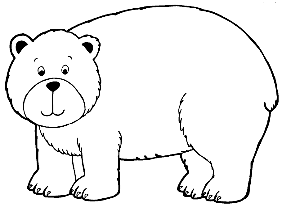 Bear Coloring Pages To Print