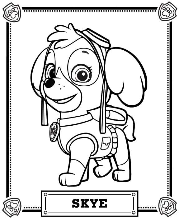 Paw Patrol Pictures To Print