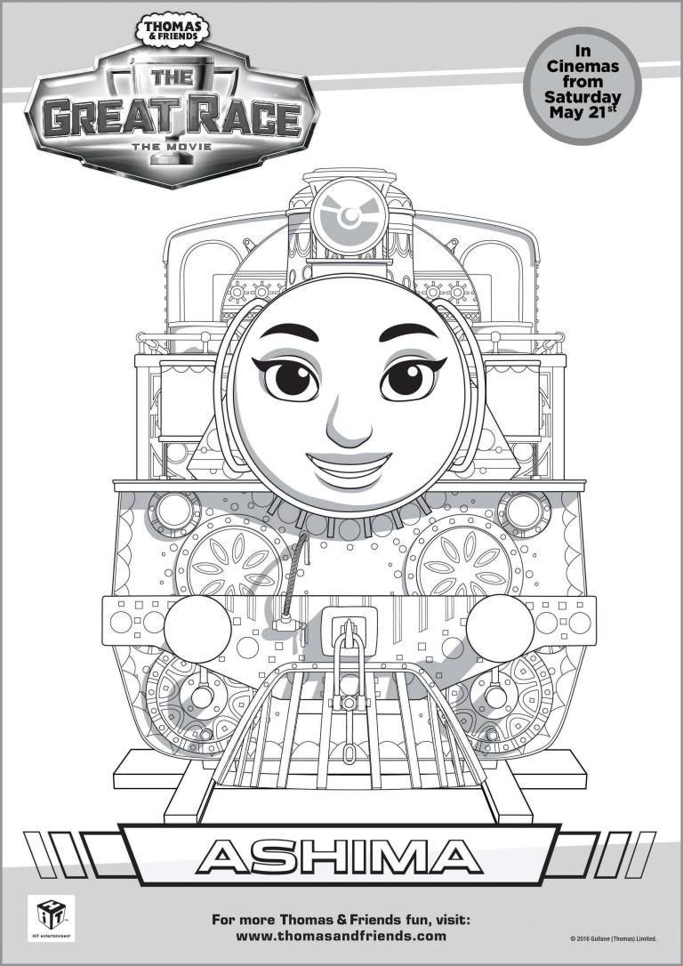 Thomas And Friends Coloring Pages Rebecca
