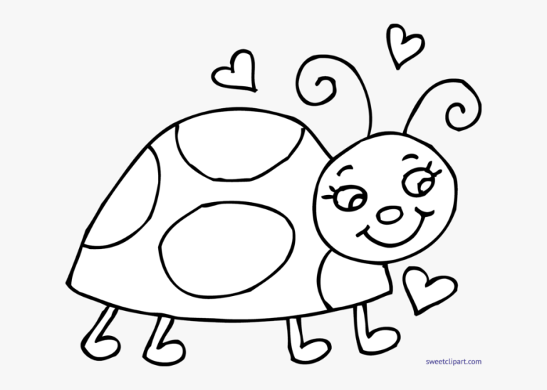 Ladybug Coloring Pages For Preschoolers