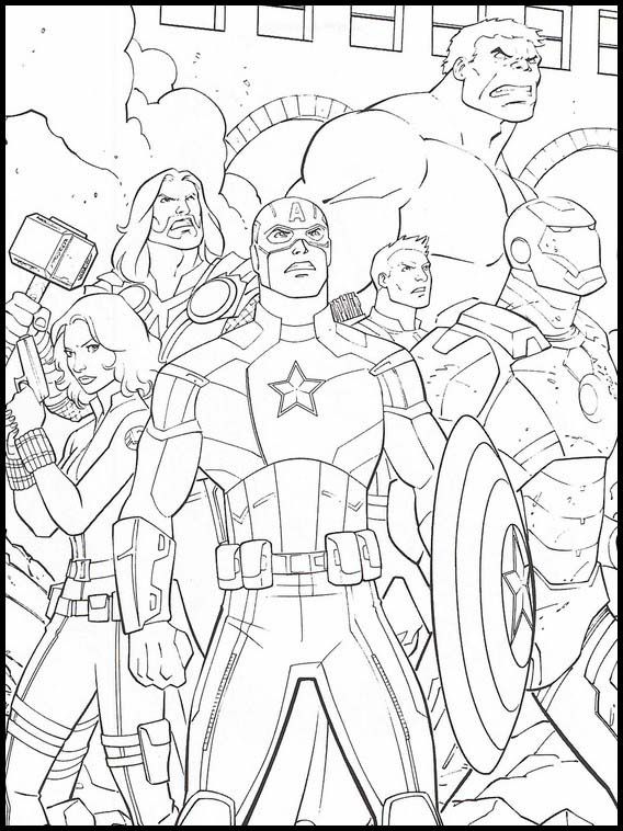 Avengers Endgame Coloring Pages Printable