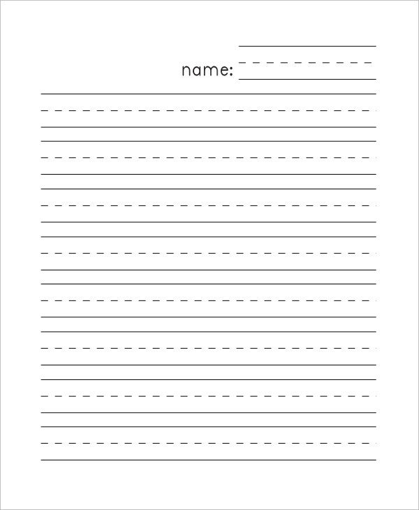 Blank Handwriting Worksheets Pdf